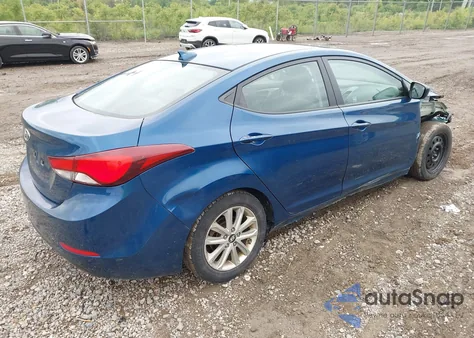 2016 Hyundai Elantra Se z USA, uszkodzony, nr VIN KMHDH4AE7GU571804